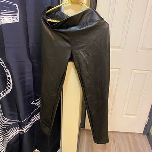 Loft faux leather leggings size L